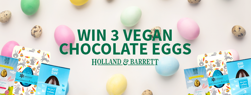 Win 3 Vegan chocolate eggs